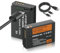Mspalocell Pack de 2 Batteries LP-E12 USB 1800 mAh avec Chargement USB Type-C, Compatible avec Canon M100D Kiss x7 Rebel SL1 EOS M10 EOS M50 DSLR Batterie de Remplacement