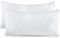 Utopia Bedding Kopfkissen 40x80 cm (2er Set), Gestepptes Kissen für Bett und als Dekokissen, Kissenfüllung, SofaKissen, Zierkissen für Couch (Weiß)