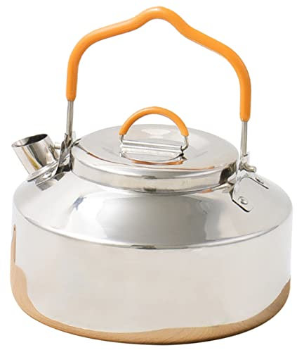 LeGDOr Stainless Steel Camping Pot Stove Tea Pots Stainless Steel Water Bottle Stainless Steel Tea Pots Gsi Camping Cookware Water Boiled Kettle Picnic Kettle Hiking Coffee China Make Tea