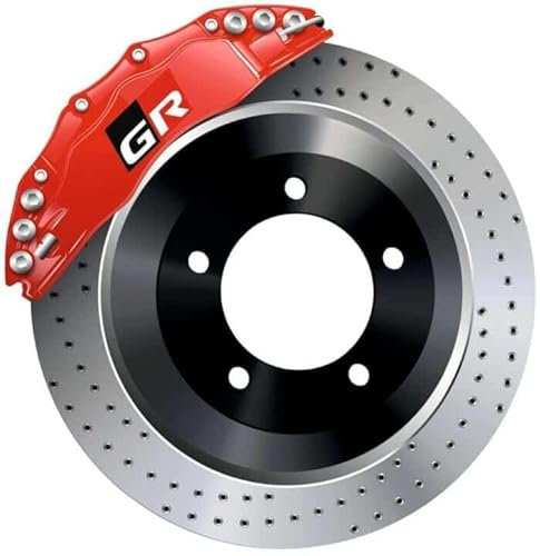 Pure Print Cut Gazoo Racing Bremssattel Aufkleber - Hitzefeste Auto Sticker - Hochwertig und Selbstklebend passend für Toyota Sport