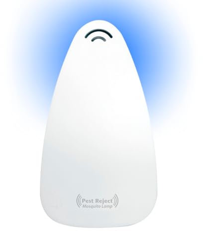 Pest Reject Moskito-Lampe, mückentöter elektrisch, fängt Fruchtfliegen, UV-Technologie, Keine Chemikalien oder Geruch, geräuschlos, 24/7 Schutz, elektrische Mücken- und Fluginsektenfalle