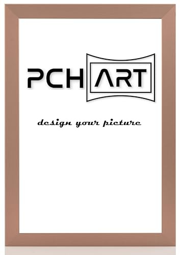 PCH[art] Bilderrahmen 'New Alaya - Organics' | Farbe: Kupfer | Größe: 30x40 | eleganter Frame für Ihre Fotos und Motive