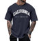 Poloshirts Damen Sale Oversized Tshirt Herren Casual Lose Rundhals Kurzarm Sommer Mode T-Shirt Mit Los Angeles Grafik Kreativen Buchstaben Tshirt Herren Mode Bequemes Tshirt Sale Angebote des Tages