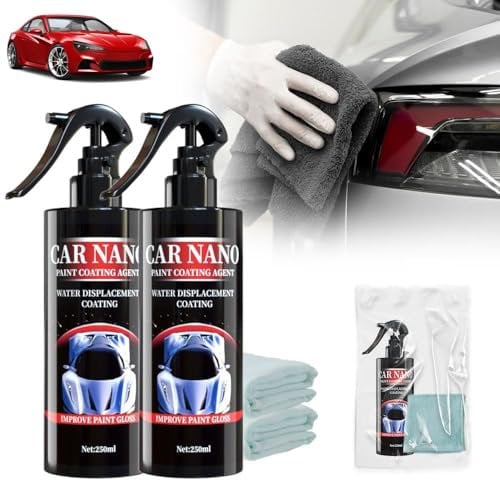 Autopolitur Kratzer Entferner Auto Körper Polieren, Mikro Polieren um Kratzer und Kratzer zu entfernen, Automobil Körper Polieren Micro Polieren Automobil Polieren Kit (250 ML, 2 Stück)