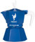 MOKAVIT Alfonsina - Caffettiera per Induzione 3 Tazze, Moka Made in Italy (Blu)