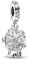 TCZNAF Schneeflocke Schneekugel Charms Weihnachten Armbände Bead Compatible für Der Große Teil Europas Armband&Halskette Christmas Schmuck für Damen
