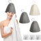 3 Gorro Sauna de Fieltro, Sombrero de Sauna Sauna Hat Anti Calor Gorra de Fieltro Accesorio de Sauna, Anti Calor Sombrero Sauna Sombrero para Sauna Gorra de Fieltro para Sauna