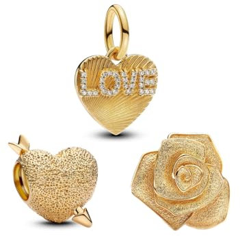 PHCLASY Ein Pfeil Durchbohrt Das Herz Charm Kompatibel für Armbänder Halsketten und europäische Schlange für Frauen Muttertag Schmuck Geschenk