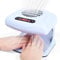 SAVILAND Air Nail Dryer Automatischer Sensor, 300W Nagelventilator Starker Luft Warm Cool Breeze Haartrockner Batterieloser Nageltrockner für Hände und Füße Verwendung zu Hause und im Salon Weiß