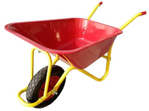 BTYQKZVPM Regali per la festa del papà carriola, carriola a 180 kg, for giardinaggio, prato, fattoria, cantieri edili