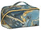 Hot Stamping Art Travel Bag with dividers Essentials Makeup Bags For Women with Compartments & Handle