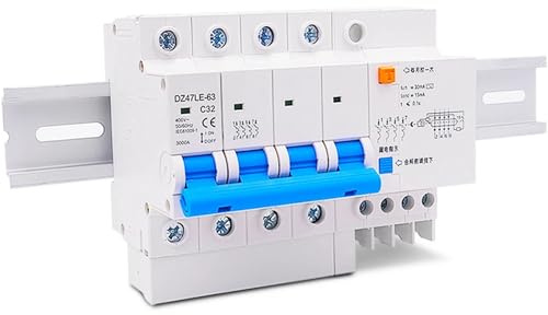 Interruptor diferencial tetrapolar DZ47LE-63 4P 63A 690V(63A)