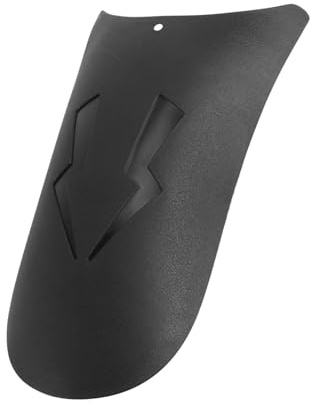 Motorrad Vorderrad Kotflügel Kotflügelschoner PP Schwarz für Schutz | Motorrad Spritzschutz, Schnelle Montage, Hitzebeständig, gegen Straßenschmutz und Spritzer