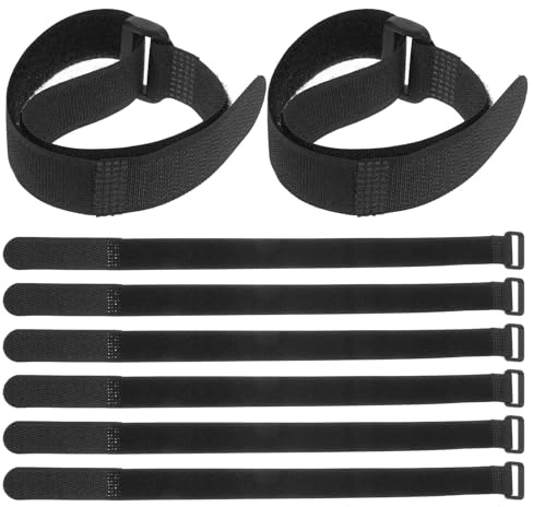 Generisch 25 Stück Verstellbare Nylon Klettbänder 20x350mm Wiederverwendbare Yogagurte Zur Ladungssicherung und Transport Von Yogamatten Multifunktionale Spanngurte für Sport und