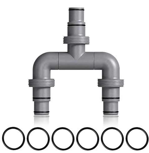 ALYLDSGS Poolschlauch Schlauchverbinder Adapter 38mm/32mm Durchmesser, 3 Wege Poolschlauch Verbinder Für Schwimmbad Schlauch