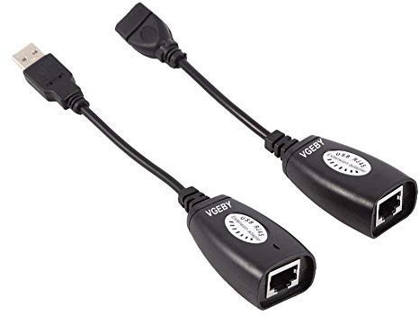 VGEBY USB 2.0 vers RJ45 Ethernet Extension Extender Câble Adaptateur Réseau Wired LAN pour