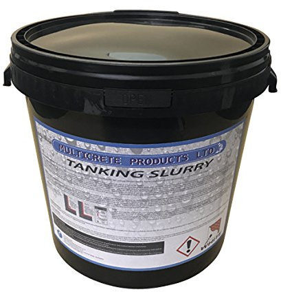 Tanking Slurry Grey or White 25Kg Bucket Waterproofer Damp Proofing Masonry (White)