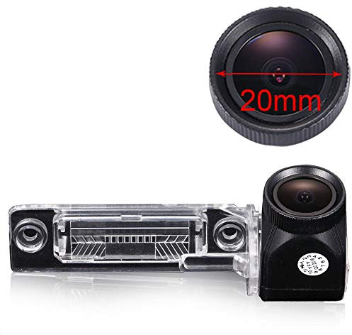 Kalakus wasserdichte Rückansicht Kamera Nachtsicht Rückfahrkamera Einparkkamera für VW Caddy Passat B5 3B B6 3C Touran Transporter T5 Touareg Caravell Multiazn Golf Plus Skoda Superb Polo