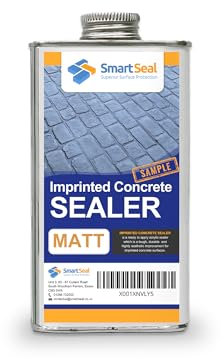 Smartseal Matt Finish Driveway Sealer - Easy To Apply, Durable Outdoor Sealer for Stamped Concrete - (150 ml Sample)