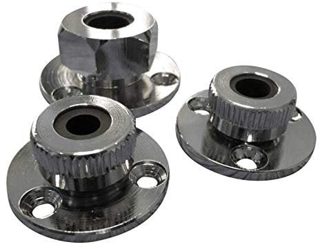 Boat Fittings Waterproof Through-Deck Electrical Cable Outlet/Gland In Chrome Plated Brass - 10mm - pack of 4