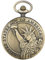 Hemobllo Vintage Taschenuhr Mit Freiheitsstatue Design Retro Pocket Watch Als Modisches Schmuckstück Hochwertige Quarzbewegung Langlebige Kette Romanzahlen Für Einfache Ablesbarkeit