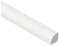 18mm uPVC Quadrant Trim Gap Filling Window Door 1M Plastic Skirting Board TMW Profiles (White)