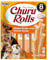 Churu Rolls by INABA Dog Treat - Chicken Flavour (8 x 12g) / Crispy Sticks with Creamy Filling Dog Treat, Delicious & Healthy Snack, Hand Feeding, Training Snack, Natural, Grain Free