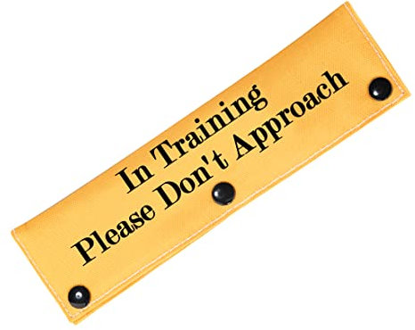 In Training Ignore Dog Leash Sleeve - Dot Not Pet Working Dog Leash Wrap (Don't Approach D-S)