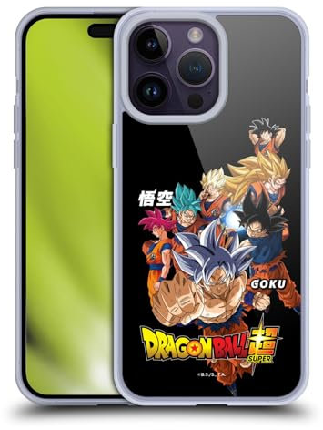 Head Case Designs Officially Licensed Dragon Ball Super Goku Universe Survival Characters Gel Case [Military Grade Protection] Compatible with Apple iPhone 14 Pro Max and Compatible with MagSafe