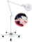 5 Dioptrien Lupenleuchte Glas mit Standfuß Kosmetiklampe LED Lupenlampe Swivel Arm Standlupe mit Beleuchtung für Schönheitssalons, Friseure, Tattoo-Studios 22W