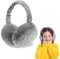 Riisoyu Winter Ohrenw?rmer Pl¨¹sch, Winter Ohrensch¨¹tzer Faltbare M?dchen Outdoor Ohrenmuscheln Weiche K?lteschutz Winterzubeh?r Weihnachten Warme Earmuffs f¨¹r Damen Herren, Grau