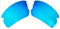 Verres polarisés de rechange pour lunettes de soleil Oakley Flak 2.0 Asian Fit (AF) OO9271 - Plusieurs options (bleu), bleu, 65*47mm