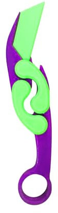 LOVIVER Juguete de cuchillo impreso en 3D, juguete de cuchillo de garra de mariposa, juguetes sensoriales para regalos de fiesta, Verde