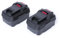 HHiMXPO 2 Pack 20v 5Ah Li - ION Batterie de Remplacement Compatible avec Parkside 20v équipe Outil électrique sans Fil pour PAP 20 A3 PAP 20 B3, Non 4Ah