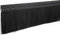 MACHSWON Door Bottom Sweep for Huge Gap, 3.2 x 39inch, 76mm F-Shape Aluminum Alloy Base with Nylon Brush, Door Draught Excluder Gate Bottom Brush Sealing Dust Sweep Stopper, Black
