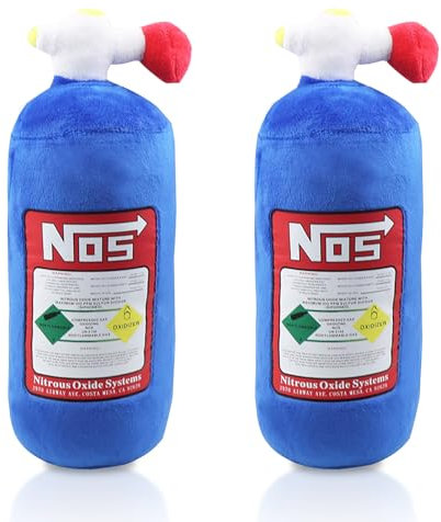 Lot De 2 Coussins De Cou De Voiture, Nos Design Bouteille En Peluche Coussin D'appuie-Tête De Voiture Coussin De Soutien Du Cou Siège Auto Voyage Coussin D'appui Pour Chaise De Bureau11X4,7 Pouces (2)