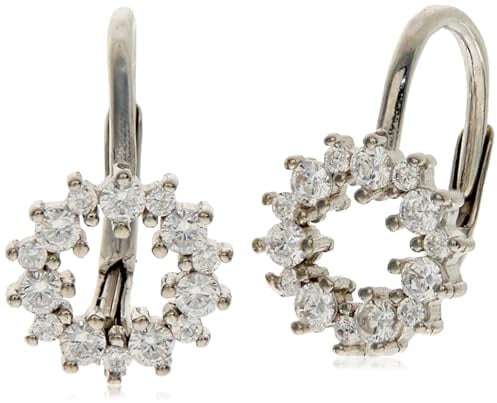 Beneto Elegante Ohrringe Silber Ohrringe mit Zirkonen AGUC2213L sBE1552 Marke, Estándar, Nicht-Edelmetall, Kein Edelstein