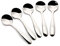 cuchara Cuchara de café Acero inoxidable Mini cuchara pequeña Cuchara de 5 piezas Cuchara pequeña creativa de 3,18 pulgadas cuchara sopera (Size : B)