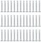 120 Piezas de Chapa de 4.2 x 38 mm Tornillos Autoperforantes, 410 Acero Inoxidable Cabeza Avellanada, Para Productos de Electrodomésticos, Muebles de Madera y Metal