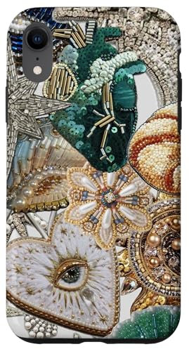 Vintage Mosaic Collage Scrapbook Tiles Y2K Eclectic Case for iPhone XR