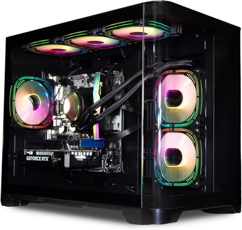 ionz Gaming PC Custom Gaming Desktop PC | Ryzen 5 7600X | 240 AIO | RTX 4060 | 32GB RAM | 1TB Storage | 700W PSU | Windows 11 Home | WiFi Flow BLACK