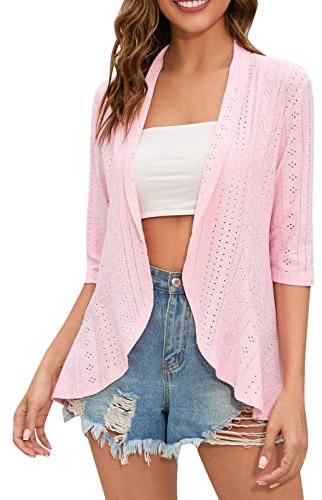 Sommerjacke Damen leicht elegant gr 48/50 Camisole Damen Spitze blau Kapuzenpullover Sweatjacke wandern Solider Pullover Damen elegant büro Damen Bluse Sommer Kurzarm gestreiftes Tshirt