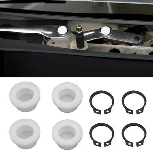 JESTOP Wiper Linkage Plastic Bush Set for AU-DI Q7 2006-2022, Windshield Wiper Linkage Bushing, Wiper Rod Plastic Bushing Set
