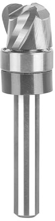 SpeTool Cuenco y fresa para bandeja, fresa de 8 mm, fresa de vástago de 8 mm, modelo de fresadora de ranura, 12 mm de diámetro de corte, 3 flautas, radio (R), fresa de 3 mm para fresadora superior