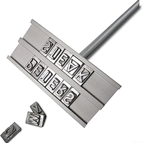 Ferro da stiro per barbecue a base di carne, con 55 lettere, manico in legno, accessori per barbecue, ferro da stiro per hamburger