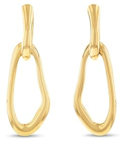 Calvin Klein Hängende Ohrringe für Damen Kollektion CK STATEMENT LINKS aus Edelstahl – Erhältlich in Silber oder Gold