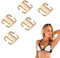 XYTAHDM 5 pezzi Premium Metal Bra Strap Clips, I migliori accessori per reggiseno per spalline invisibili, evidenziano efficacemente il collo e la schiena delle donne