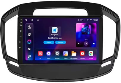 9 Pollici Android 13 Autoradio per Opel Insignia 2013-2017 Navigazione GPS Touch screen con Bluetooth SWC FM RDS Radio AHD 4G/WIFI DVR Ventola di raffreddamento(8+256G)