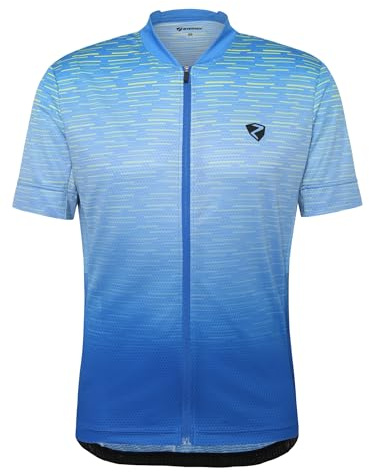 Ziener Herren Nelete-z Funktionelles Fahrradtrikot mit durchgehendem Front-Reißverschluss (1er Pack)