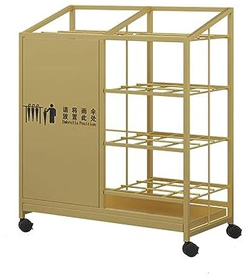 TNBCCXN Umbrella Basket Free Standing with Wheels, Umbrella Storage Rack for Entryway Home Office
